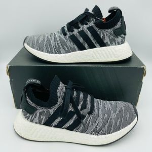 Men Adidas NMD_R2 Primeknit 'Core Black' Shoes